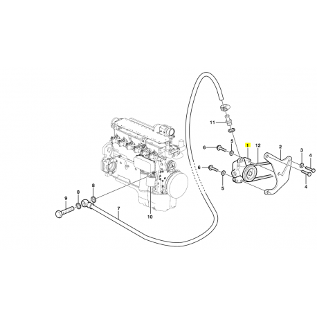 Pompa alimentare Volvo VOE20497044 , VOE 20497044