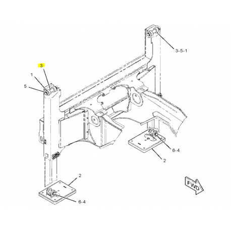 Bolt buldoexcavator CAT 330-9669 , 3309669