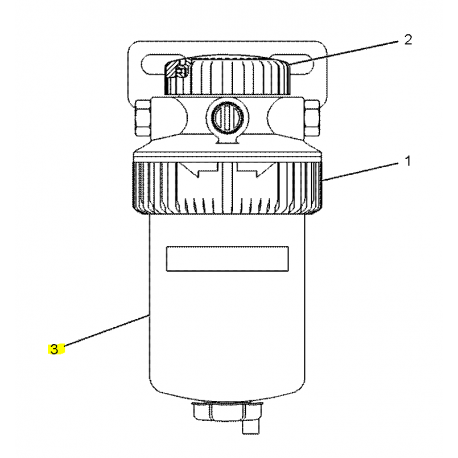 Filtru motorina Caterpillar 131-1812 , 1311812