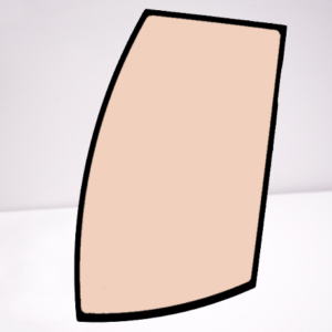 Geam usa incarcator frontal Liebherr 9777121