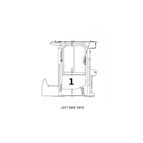 Geam usa Incarcator frontal Cat 317-6088 , 3176088