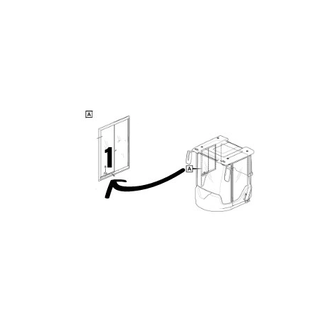 Geam usa Incarcator frontal Volvo VOE15197617 - imagine 3