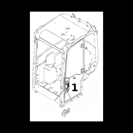 Geam ușă 573-8718 pentru MiniExcavator CAT.Acest geam este conform cu specificațiile producătorului și respectă standardele internaționale de calitate.