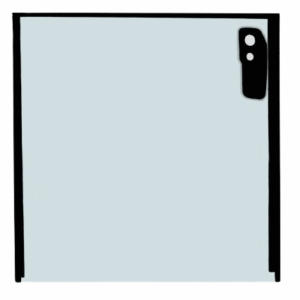 Geam Spate pentru Buldoexcavator CAT 579-4824