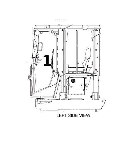 Geam Usa Buldozer Caterpillar 213-4770