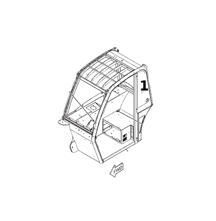 Geam Lateral Incarcator Frontal CAT 330-9059