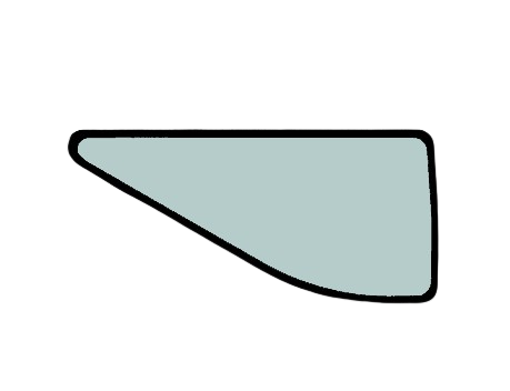 Geam Lateral Mini Excavator CAT 249-0192