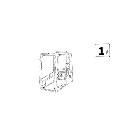 Geam Spate Excavator Caterpillar 132-5098