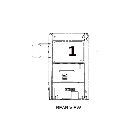 Geam Spate Excavator Caterpillar 167-4142
