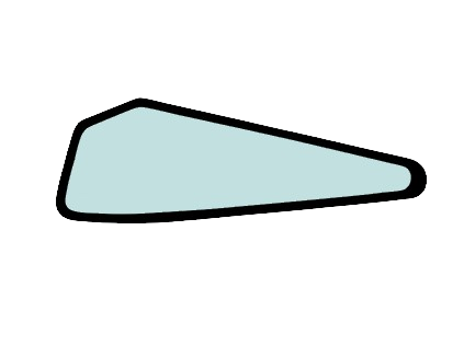 Geam Usa pentru Excavator Caterpillar 132-9450