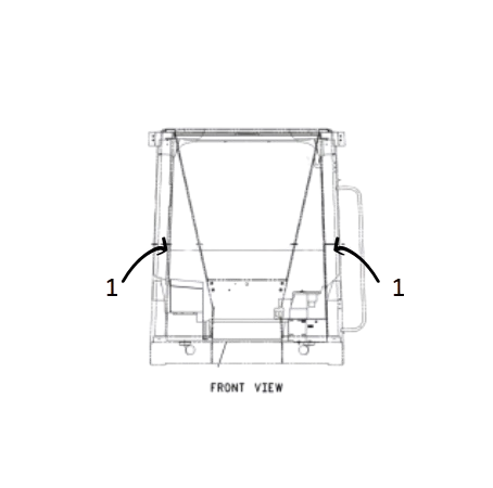 Parbriz Cilindru Compactor CAT 146-9006