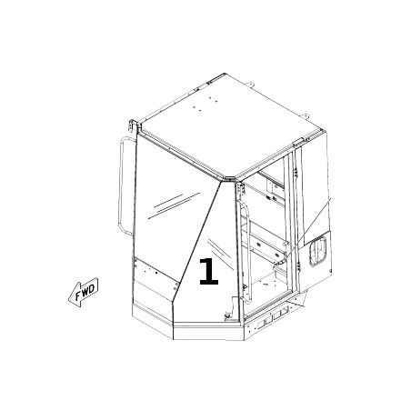 Parbriz Cilindru Compactor Caterpillar 1110177