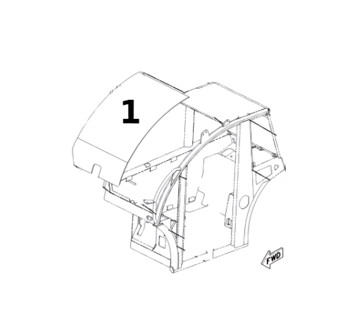 Parbriz Incarcator Telescopic CAT 211-1434