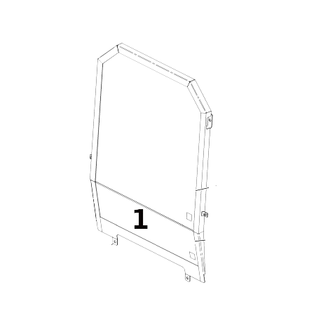 Parbriz inferior Mini Excavator CAT 157-2217