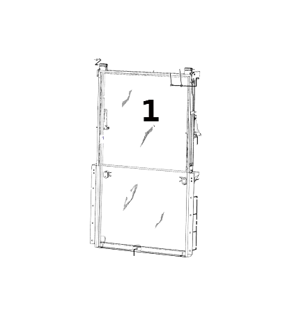 Parbriz pentru Excavator Caterpillar 142-1255