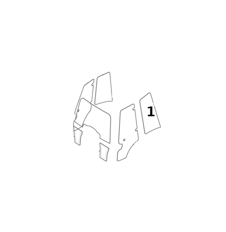 Geam Lateral Buldoexcavator JCB 82780269