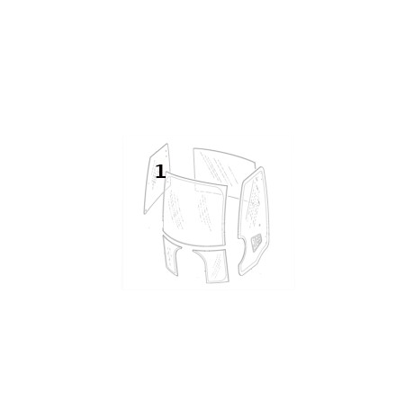 Geam Lateral Incarcator Frontal JCB 82780449