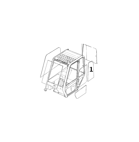 Geam Lateral Incarcator Telescopic 82730518