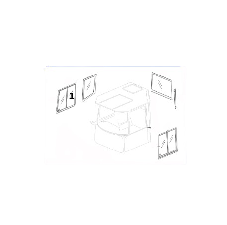 Geam Lateral pentru Dumper Volvo VOE15099563