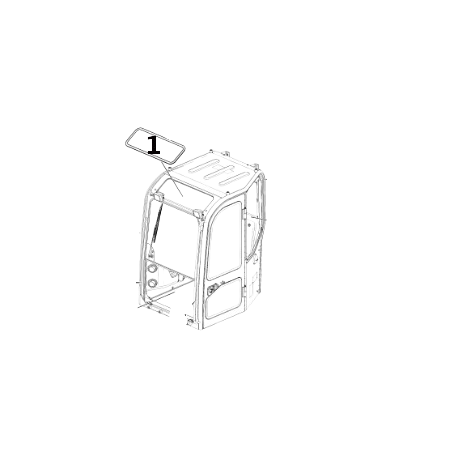 Geam Panoramic Miniexcavator Volvo VOE14519443