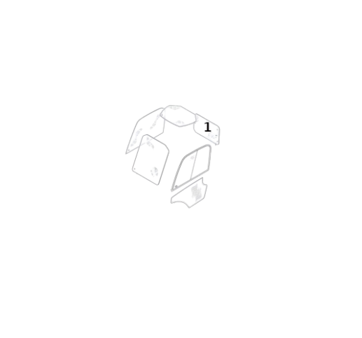 Geam Spate Incarcator Telescopic JCB 82780274