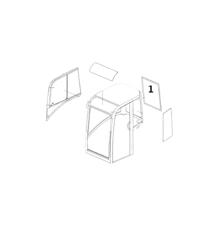 Geam Spate Mini Excavator Volvo VOE15169130