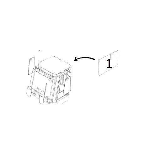 Geam Spate Tractor Fastrac JCB 82730255