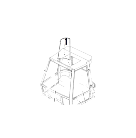 Geam Spate pentru Dumper JCB 82730338