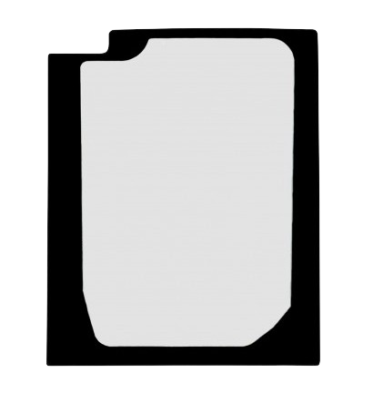 Geam Spate pentru Excavator JCB 400U0431