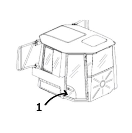 Geam Usa pentru Dumper Volvo VOE15082426