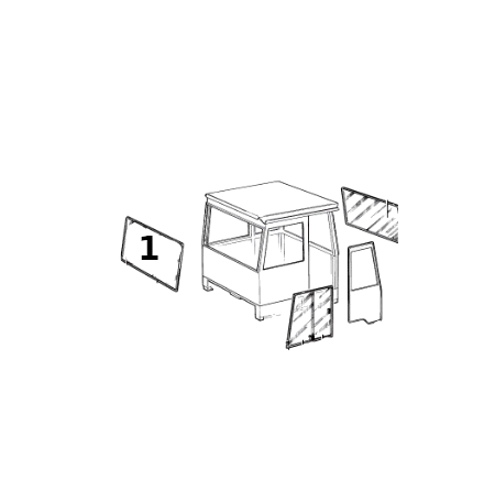 Parbriz Buldoexcavator Volvo VOE11058872