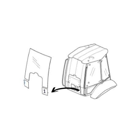 Parbriz Buldoexcavator Volvo VOE11149730