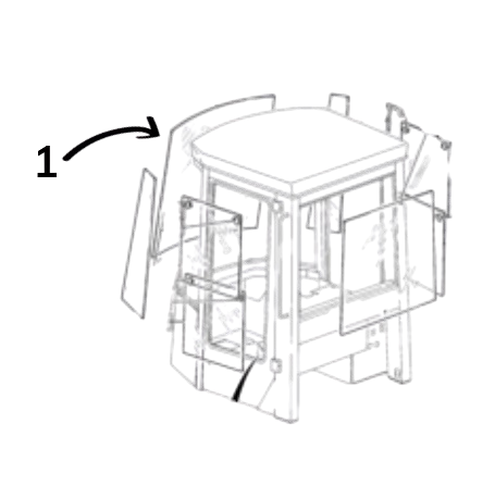 Parbriz Incarcator Frontal JCB 82730339
