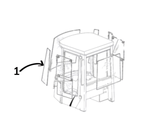 Parbriz Incarcator Frontal JCB 82730469