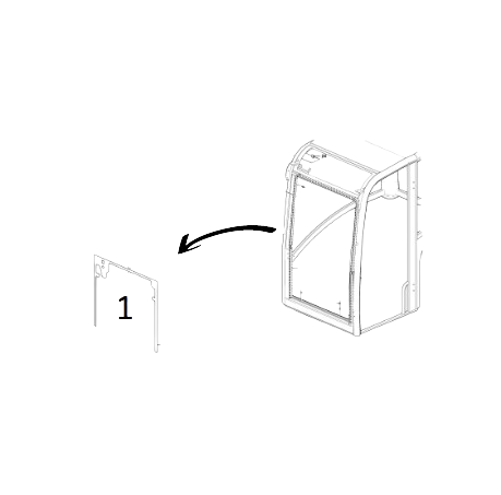 Parbriz Mini Excavator Volvo VOE17414159