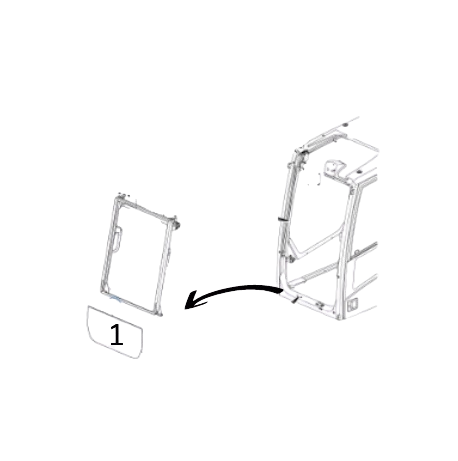 Parbriz pentru Excavator Volvo VOE11205358