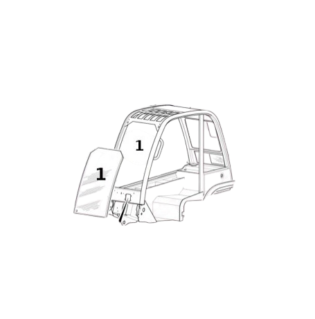 Parbriz pentru Motostivuitor JCB 82780304