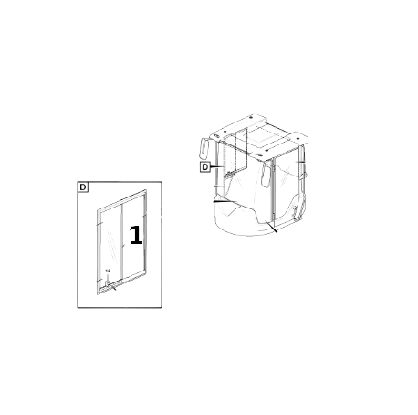 Geam Lateral Incarc. Frontal Volvo VOE17334405