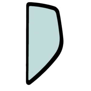 Geam Lateral pentru Excavator Doosan K1057516