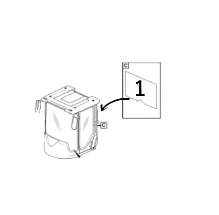 Geam Spate Incarc. Frontal Volvo VOE11444159