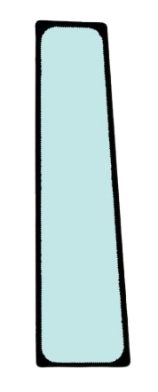 Geam Spate pentru Buldoexcavator Case 51608485