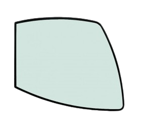 Geam Lateral Excavator pe senile Terex 6083687