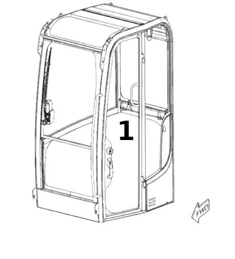 Geam Usa Mini Excavator Wacker Neuson 3701487