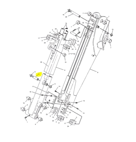 Bolt Brat Buldoexcavator Caterpillar 9R-2956