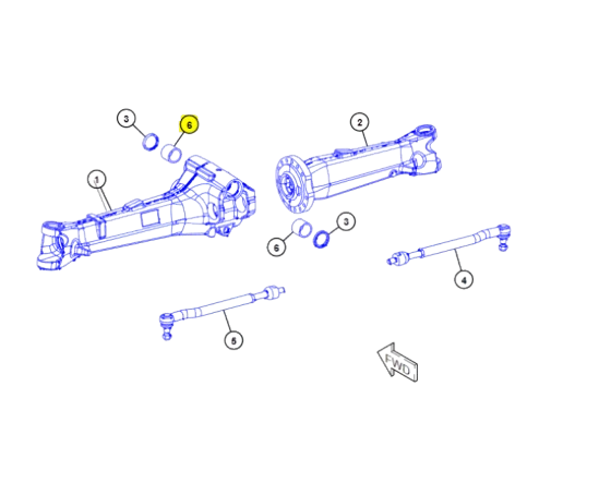 Bucsa Buldoexcavator Caterpillar 154-5404