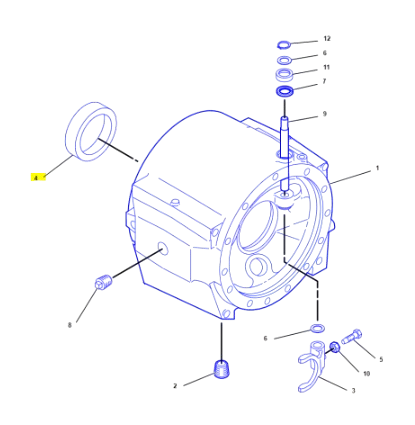 Camasa Rulment Conic Buldoexcavator CAT 2S0480