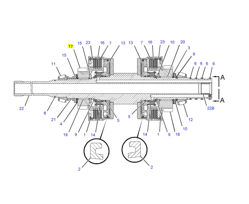 Disc Transmisie Buldoexcavator CAT 6Y7929