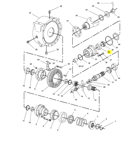 Rulment Pivot Buldoexcavator CAT 3N-6408