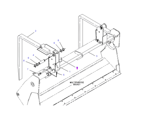 Siguranta Buldoexcavator Caterpillar 5D8159
