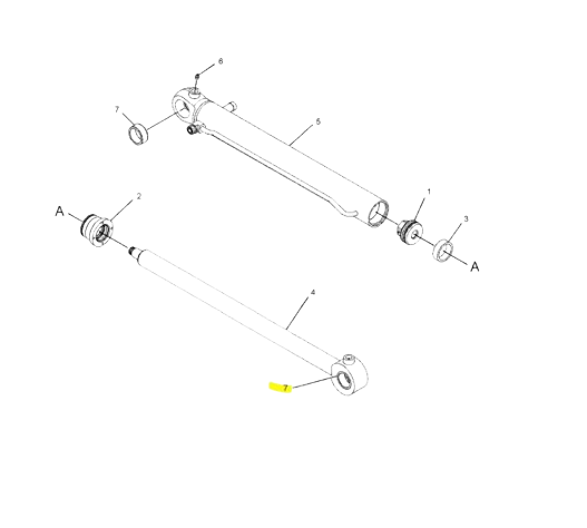 Bucsa pentru Buldoexcavator CAT 9R-0320